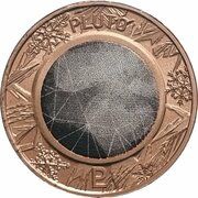 1 Cent - Elizabeth II 4th Portrait - Planetary Coins - Pluto reverse image