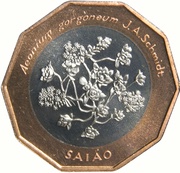 100 Escudos Saiao; Bronze ring reverse image