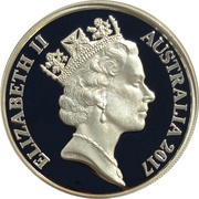 1 Cent - Elizabeth II 3rd Portrait - Silver Proof obverse image