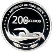 200 Escudos African Beach Games; Silver obverse image
