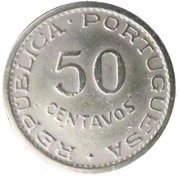 50 Centavos reverse image