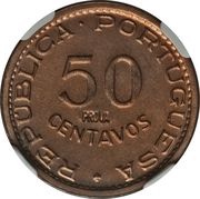 50 Centavos Prova reverse image