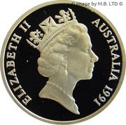 2 Cents - Elizabeth II 3rd Portrait - Masterpieces in Silver Proof obverse image