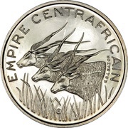 100 Francs CFA - Bokassa I Essai obverse image