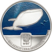 100 Francs CFA Blue Whale reverse image