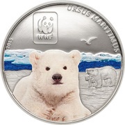 100 Francs CFA Polar Bear reverse image