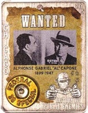 1000 Francs CFA Al Capone reverse image