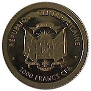 1000 Francs CFA Louis XIV obverse image