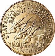 5 Francs CFA Essai obverse image