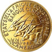 10 Francs CFA Essai obverse image