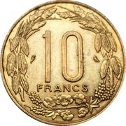 10 Francs CFA reverse image