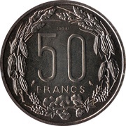 50 Francs CFA Essai reverse image