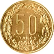 50 Francs CFA Essai reverse image