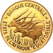 100 Francs CFA Piedfort Essai obverse image