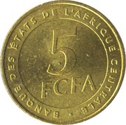5 Francs CFA obverse image