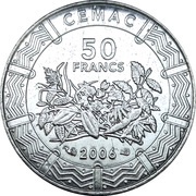 50 Francs CFA reverse image