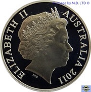2 Cents - Elizabeth II 4th Portrait - Silver Proof issue obverse image