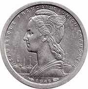 1 Franc obverse image