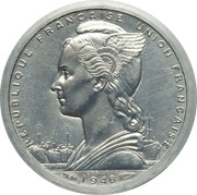 1 Franc Piefort Essai obverse image