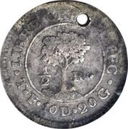 ½ Real Honduras reverse image