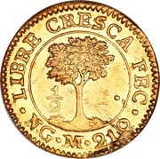 ½ Escudo Guatemala reverse image