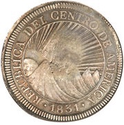 8 Reales Costa Rica obverse image