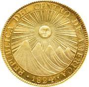 8 Escudos Guatemala obverse image