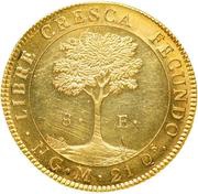 8 Escudos Guatemala reverse image