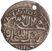 1 Abbasi Type B; in the name of Karim Khan Zand, 1751-1779; Ganja obverse image