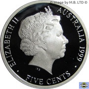 5 Cents - Elizabeth II 4th Portrait - Masterpieces in Silver - 1939 ½penny obverse image