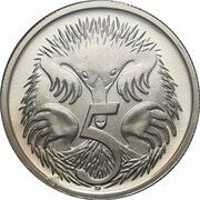 5 Cents - Elizabeth II 4th Portrait reverse image