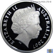 5 Cents - Elizabeth II 4th Portrait - Fine Silver Proof obverse image