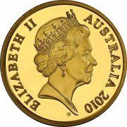 5 Cents - Elizabeth II 5th Portrait - Gottwald Proof Gold obverse image