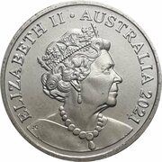 5 Cents - Elizabeth II 6th Portrait - Wooden Echidna obverse image