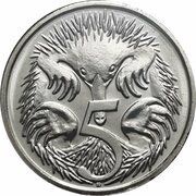 5 Cents In the name of Elizabeth II; 6th Portrait - Memorial Obverse, Australia, 2023 reverse image