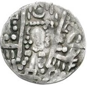 1 Drachm - Anonymous Bukhar Khudat; late type; facing left; Samarqand, Central Asia and Caucasia, 731-750 reverse image