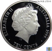 10 Cents - Elizabeth II 4th Portrait - Masterpieces in Silver - 1930 Penny obverse image