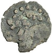 Unknown Æ - Stachak Chach; with obverse legend and walking left; without symbols obverse image