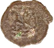 Unknown Æ - Anonymous / In the name of Thun Jabgu Khan, 618-628 Kabarna; with throne reverse image