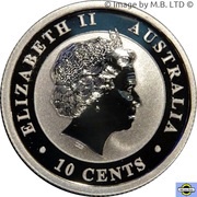 10 Cents - Elizabeth II 4th Portrait - Koala - Silver Bullion Coinage obverse image