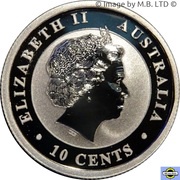 10 Cents - Elizabeth II 4th Portrait - Koala - Silver Bullion Coinage obverse image