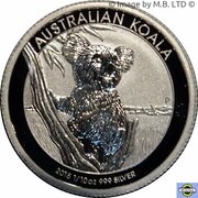 10 Cents - Elizabeth II 4th Portrait - Koala - Silver Bullion Coinage reverse image