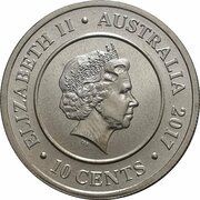 10 Cents - Elizabeth II 4th Portrait - Planetary Coins - Earth obverse image