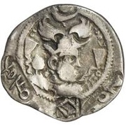 1 Drachm - Khono Peroz imitation; Uncertain Sogdian mint; Northern Tokharistan; countermark obverse image