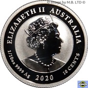 10 Cents - Elizabeth II 6th Portrait - 75th Anniversary of the end of WWII obverse image