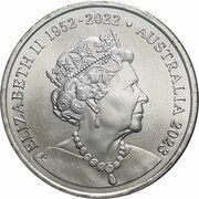 10 Cents In the name of Elizabeth II; 6th Portrait - Memorial Obverse obverse image