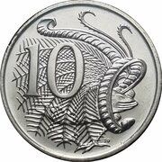 10 Cents In the name of Elizabeth II; 6th Portrait - Memorial Obverse, Australia, 2023 reverse image