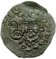 Unknown Æ - Anonymous Chaghaniyan; without legend; left-turning tamgha obverse image