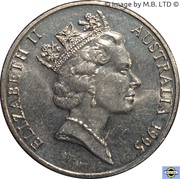 20 Cents - Elizabeth II 3rd Portrait - United Nations obverse image