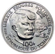 100 Francs Robert Francis Kennedy reverse image